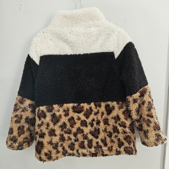 LeModa toddler fleece 3 quarter zip - Picture 4 of 5